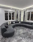 Kikundi cha Sofa cha Mviringo cha Kifahari kwa Sebule - 1