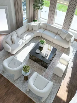 Luxury Round Sofa Set for Living Room