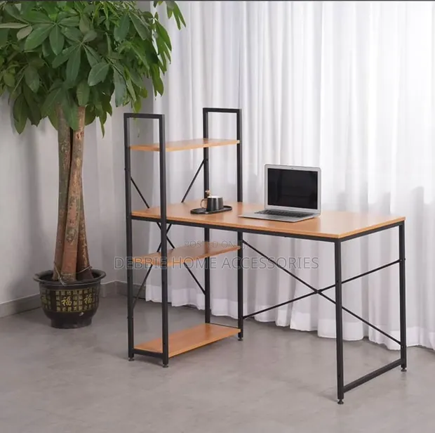 Loft-Style Industrial Computer Desk - 1