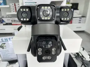 Kamera ya Solar CCTV Lensi 3 yenye Night Vision
