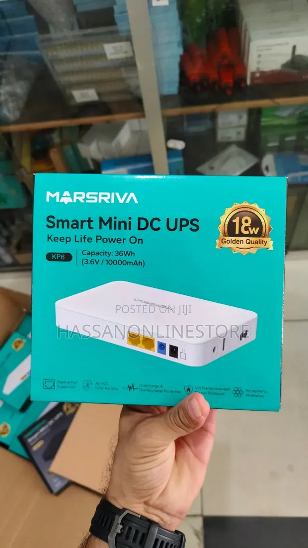 Marsriva KP6 Smart Mini DC 18W UPS - 1