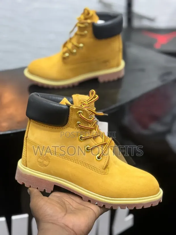 Viat Vya Ngozi vya Watoto wa Kiume vya Mfumo wa Timberland - 1
