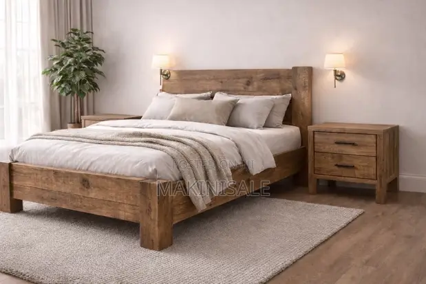 Wood-Mode Queen Bed Frame - Brand New - 1
