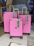 Huayi Set ya Mizigo Vipande 3 - Pink - 1