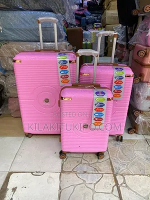 Huayi Set ya Mizigo Vipande 3 - Pink