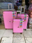 Huayi Set ya Mizigo Vipande 3 - Pink - 2