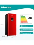 Hisense Refrigerator 177 Litres Red - 1