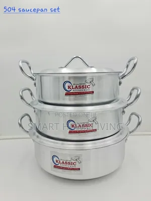 Klassic Kitchenware Karai Set ya Aluminium (3pcs)