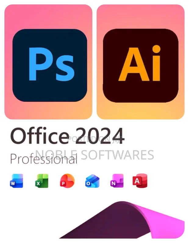 Microsoft Office 2024 Pro + Photoshop 2026 + Illustrator 2026 - 1