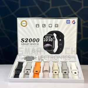 7-in-1 Smart Watch S2000 - Waterproof, 7 Straps