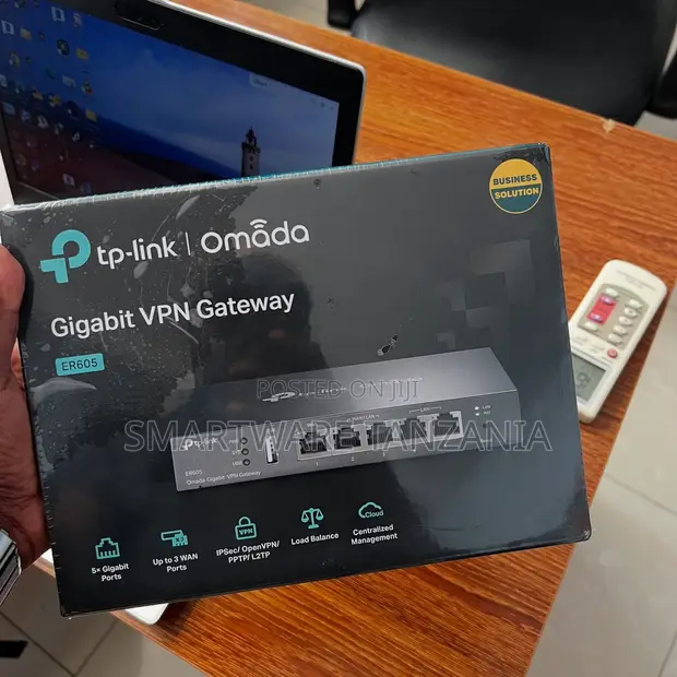 TP-Link Omada ER605 Gigabit VPN Router kwa Biashara - 1