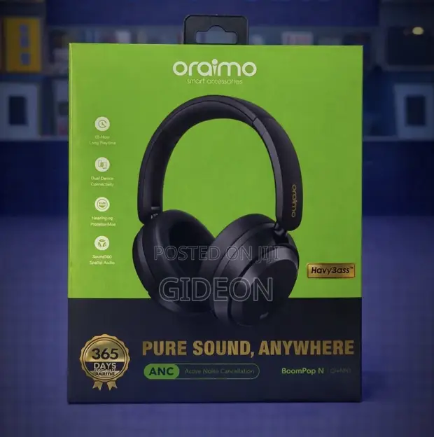 Oraimo Boompop N Active Noise Cancellation Headphones - 1
