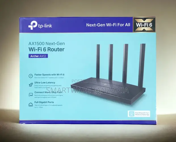 TP-Link Archer AX12 AX1500 Wi-Fi 6 Router - 1