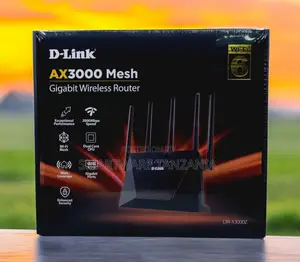 D-Link DIR-X3000Z AX3000 Mesh Wi-Fi 6 Router ya Gigabit