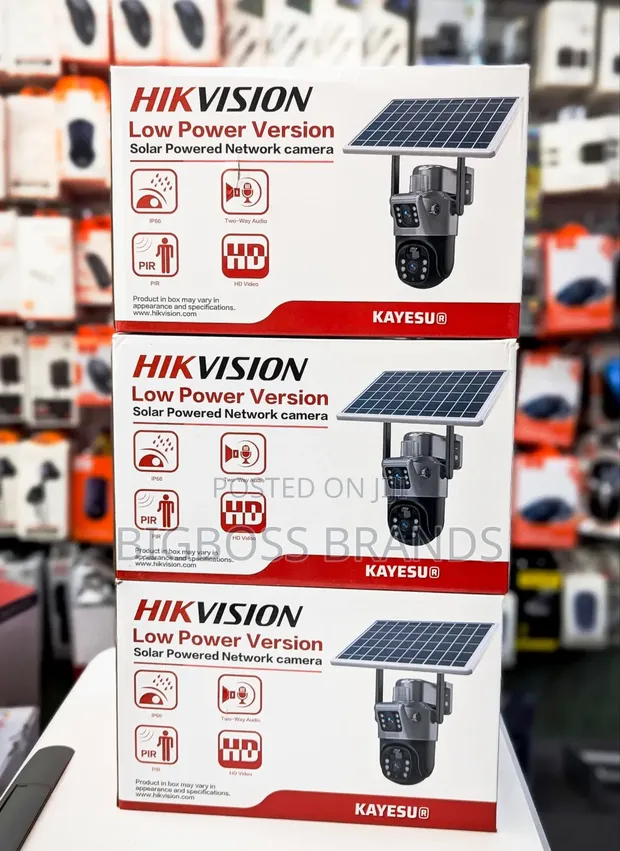 Hikvision WiFi Solar CCTV Camera - Double Lens - 1