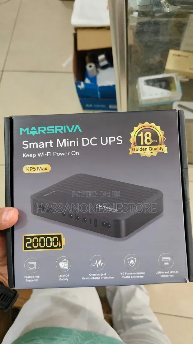 Marsriva KP5 Max Mini DC 18W UPS 20,000mAh - 1
