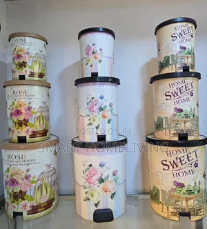 3-Piece Pedal Dustbin Set