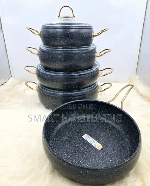 UCC LIFE Cookware Set Isiyoambatana na Chuma - 1