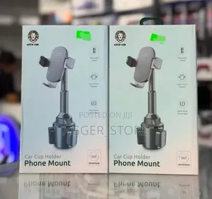 Green Lion Car Cup Holder and Phone Mount