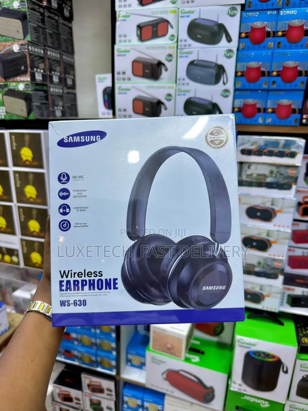 Samsung WS-630 Wireless Over-Ear Bluetooth Headphones - 1