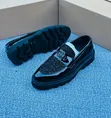 Men's Gucci Leather Moccasins - Italy - 1