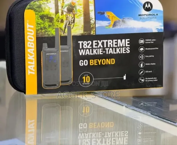Motorola T82 Extreme Walkie-Talkie (Urefu wa Km 10) - 1