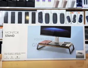 Monitor Stand - Wood & Steel Frame
