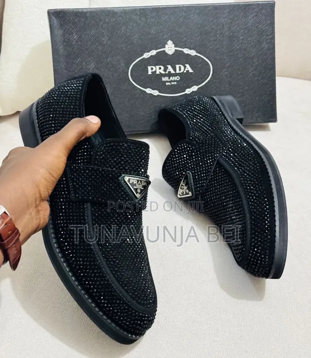 Prada Classic Moccasins - Men's Leather Shoes - 1