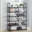 Stylish 6-Tier Shoe Rack - Brand New - 1