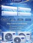 Kiyoyozi Kipya Kabisa Carrier QHG 12000 BTU Midwall Split - 1