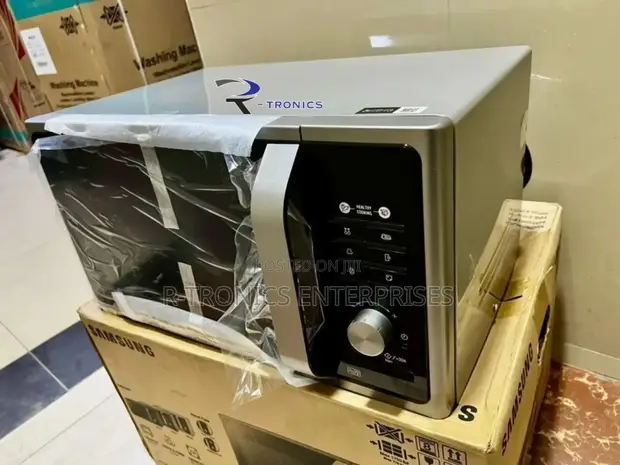 Samsung 23L 800W Solo Digital Microwave (MS23F301TAS) - 1
