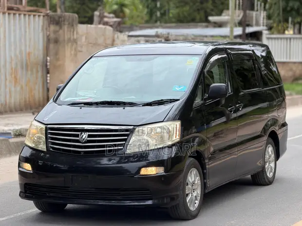 Toyota Alphard 2005 Nyeusi - 1