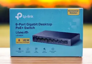 TP-Link LiteWave LS108GP 8-Port Gigabit PoE+ Switch