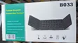 Kibodi ya B033 ya Bluetooth inayokunjwa yenye Touchpad - 1
