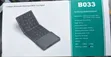 Kibodi ya B033 ya Bluetooth inayokunjwa yenye Touchpad - 2