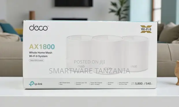 TP-Link Deco X20 AX1800 Wi-Fi 6 Mesh System (3-Pack) - 1