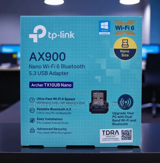TP-Link Archer TX10UB Nano AX900 Wi-Fi 6 Bluetooth 5.3 Adapter - 1