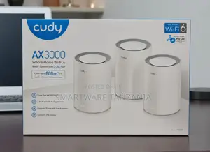 Cudy M3000 AX3000 Wi-Fi 6 Mesh System (3-Pack)