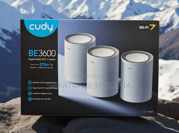 Cudy M3600 BE3600 Gigabit Mesh Wi-Fi 7 System (3-Pack) - 1