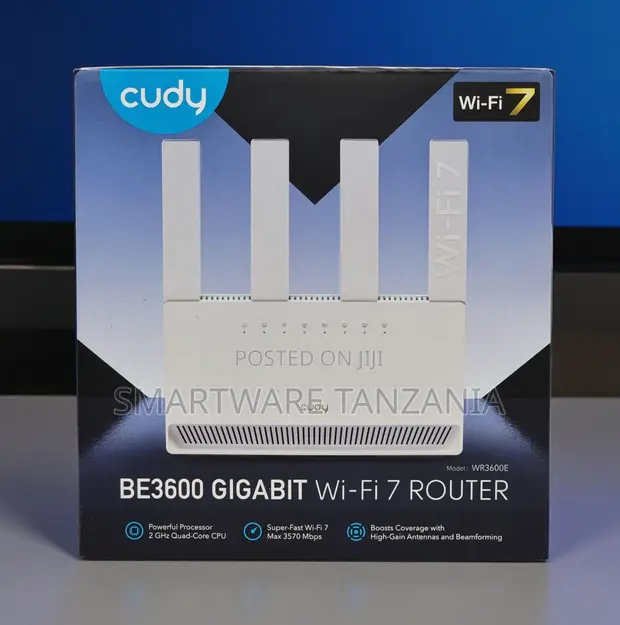 Cudy WR3600E BE3600 Gigabit Wi-Fi 7 Router - 1