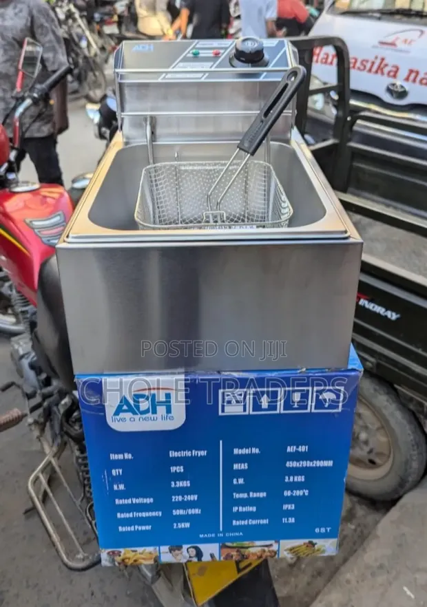 6L ADH Electric Single Deep Fryer - 1