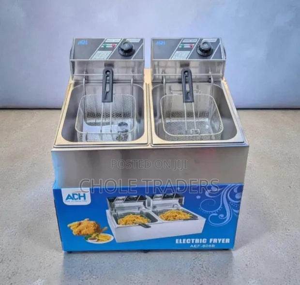 12L ADH Electric Double Deep Fryer - 1