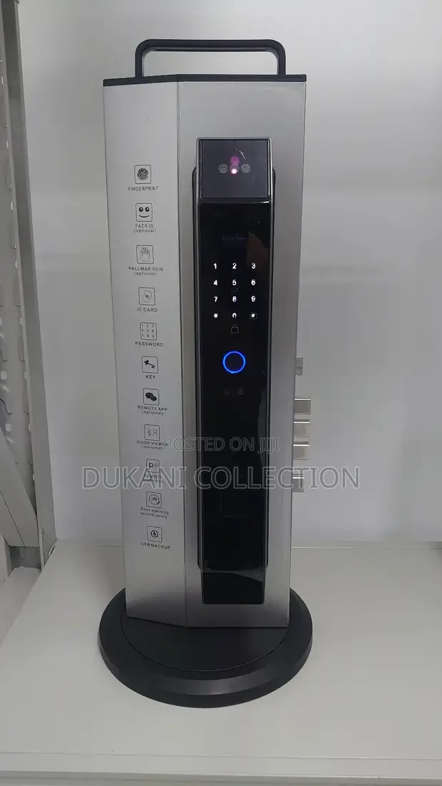 Smart Door Lock with Card, Camera, Fingerprint, Password - 1