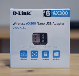 D-Link DWA-X131 AX300 Wi-Fi 6 Nano USB Adapter