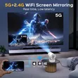 Projector ya Smart Inayochajiwa HY300 Pro+ Android 11 - 4
