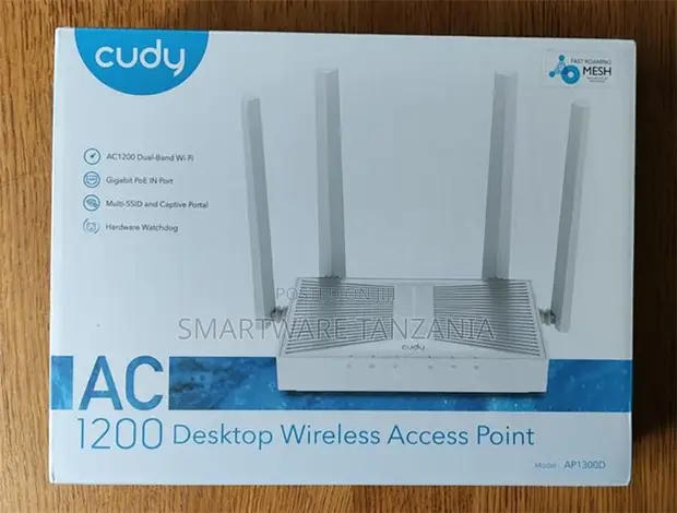 Cudy AP1300D AC1200 Gigabit PoE Desktop Access Point - 1