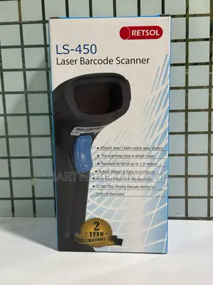 Retsol LS-450 Laser Barcode Scanner USB 1D for POS