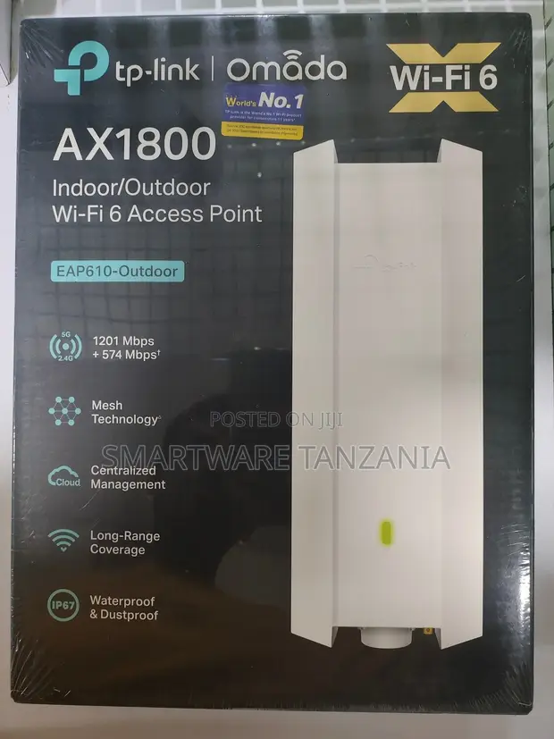TP-Link EAP610-Outdoor AX1800 Wi-Fi 6 Access Point - 1