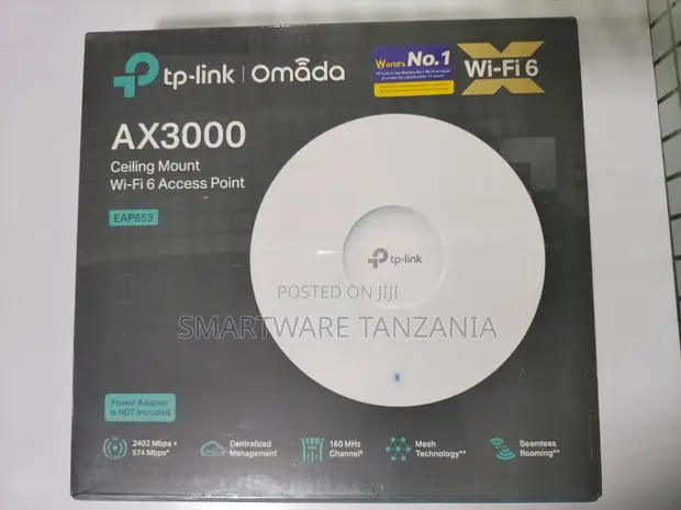 TP-Link Omada EAP653 AX3000 Ceiling Mount Wi-Fi 6 AP - 1
