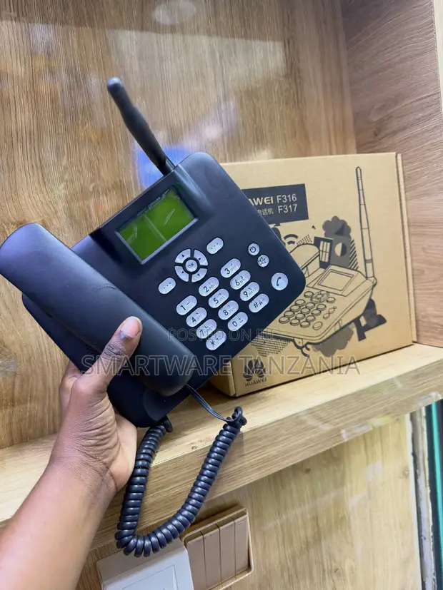 Simu ya Mezani ya Huawei F317 GSM isiyo na waya - Nyeusi - 1